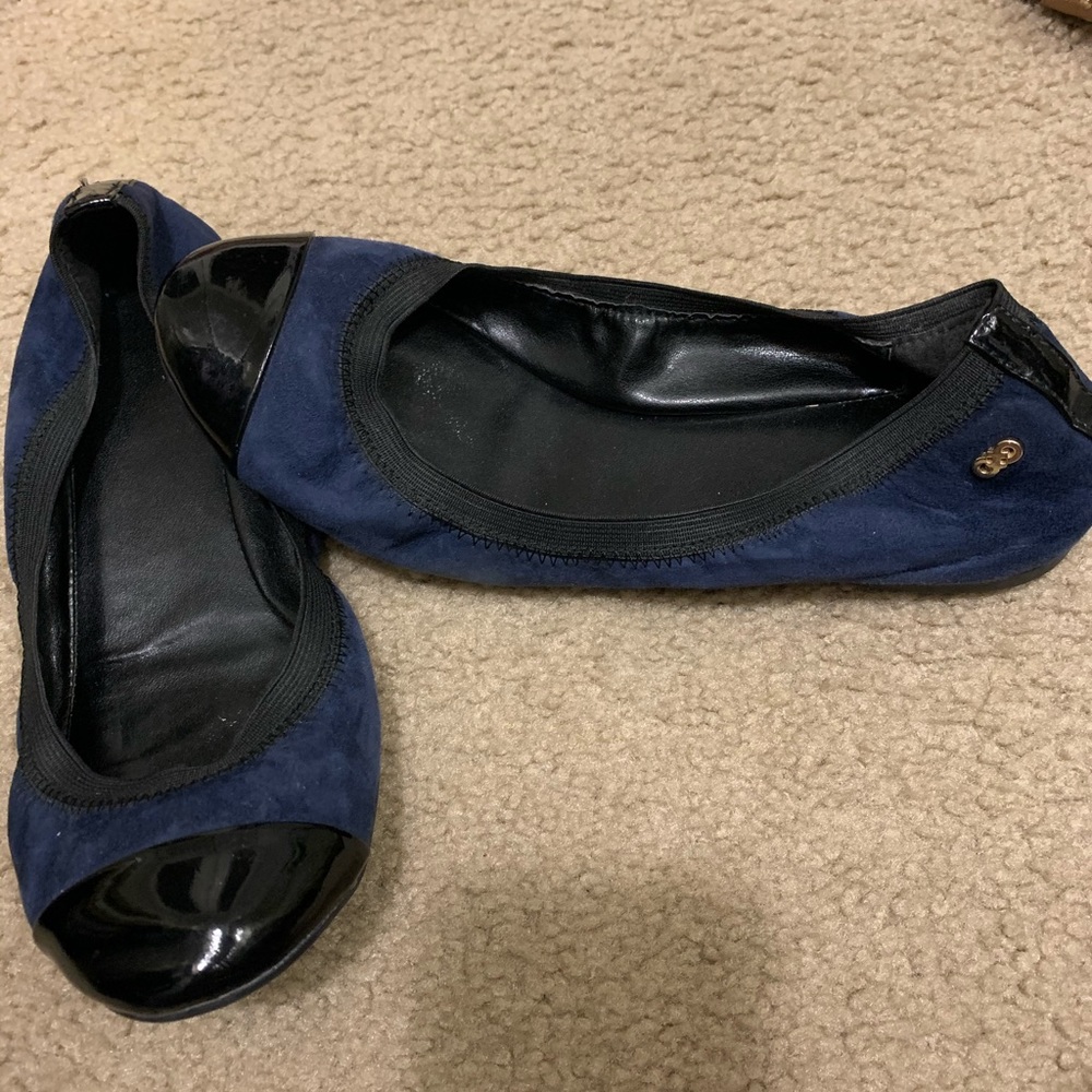 Cole Haan Navy and Black Ballet Flats SZ 8